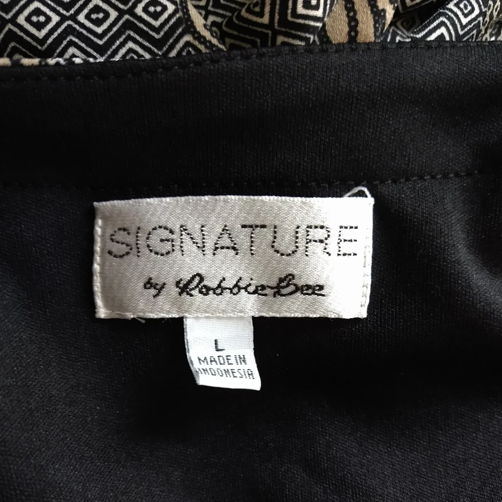 Signature by Robbie Bee faux wrap dress